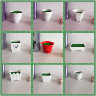 Factory direct selling simulation pot planting flower pot potted potted art flowers small pots of green pot, green plant succulent small pots