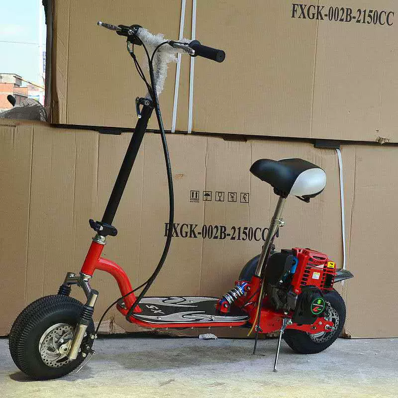 X54冲140华盛发动机汽油滑板车踏板车真空胎减震沙滩车越野越野车