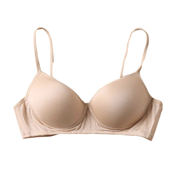 Thin silk wireless bra