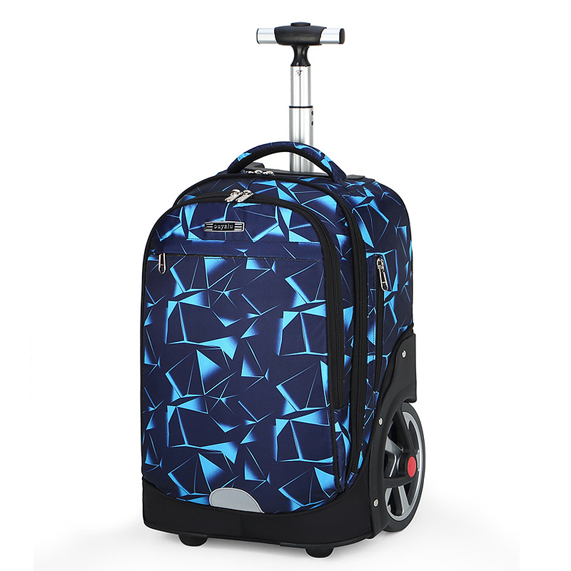 Escuela secundaria de los niños trolley schoolbag Escuela Primaria niños grandes ruedas de escalada niñas estudiantes de secundaria de gran capacidad trolley schoolbag