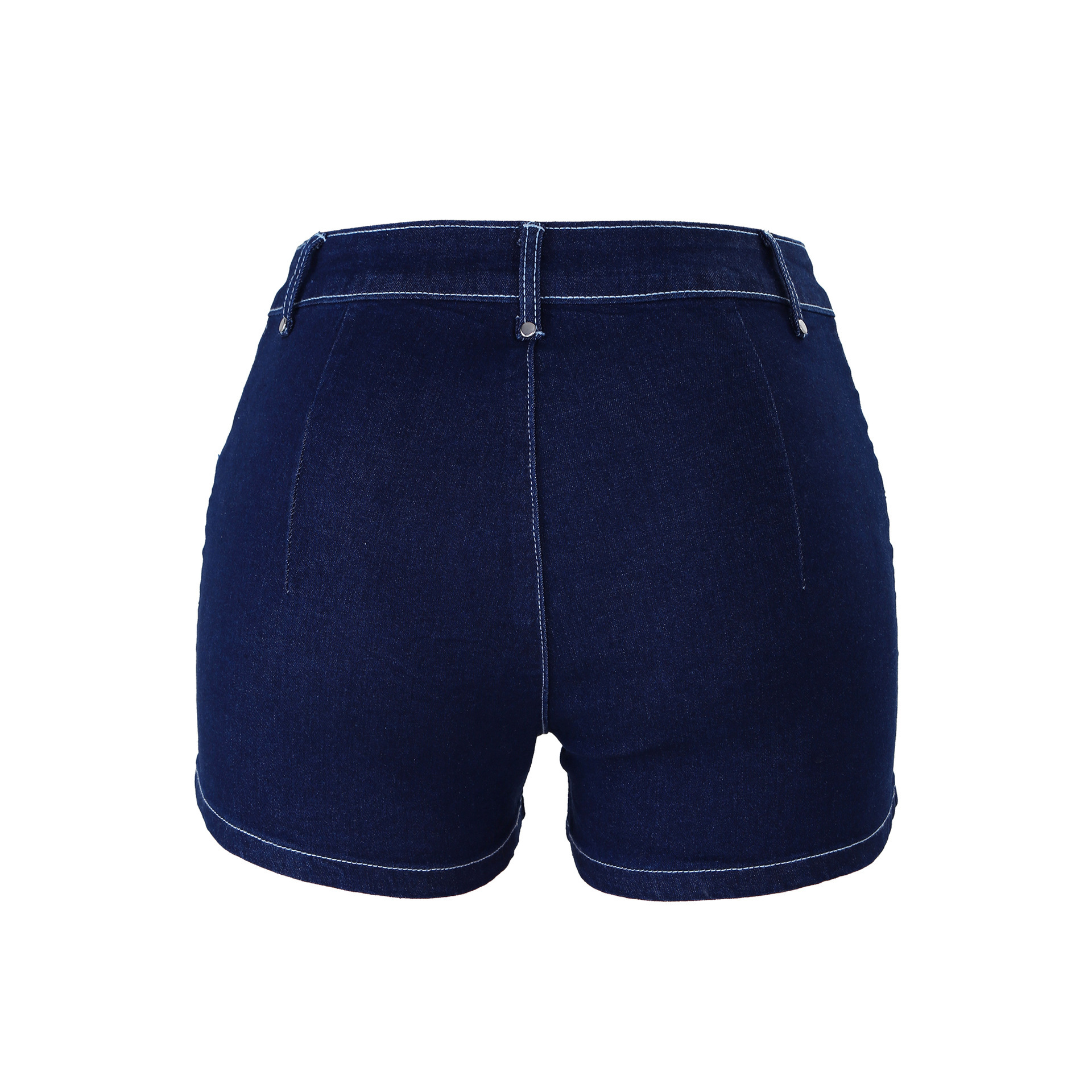2021 primavera nueva moda americana Comercio exterior Amazon marca media cintura deseo AliExpress pantalones cortos de mezclilla