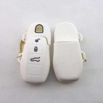 for Porsche 911 key cover: Static Rod/Key Bag - white