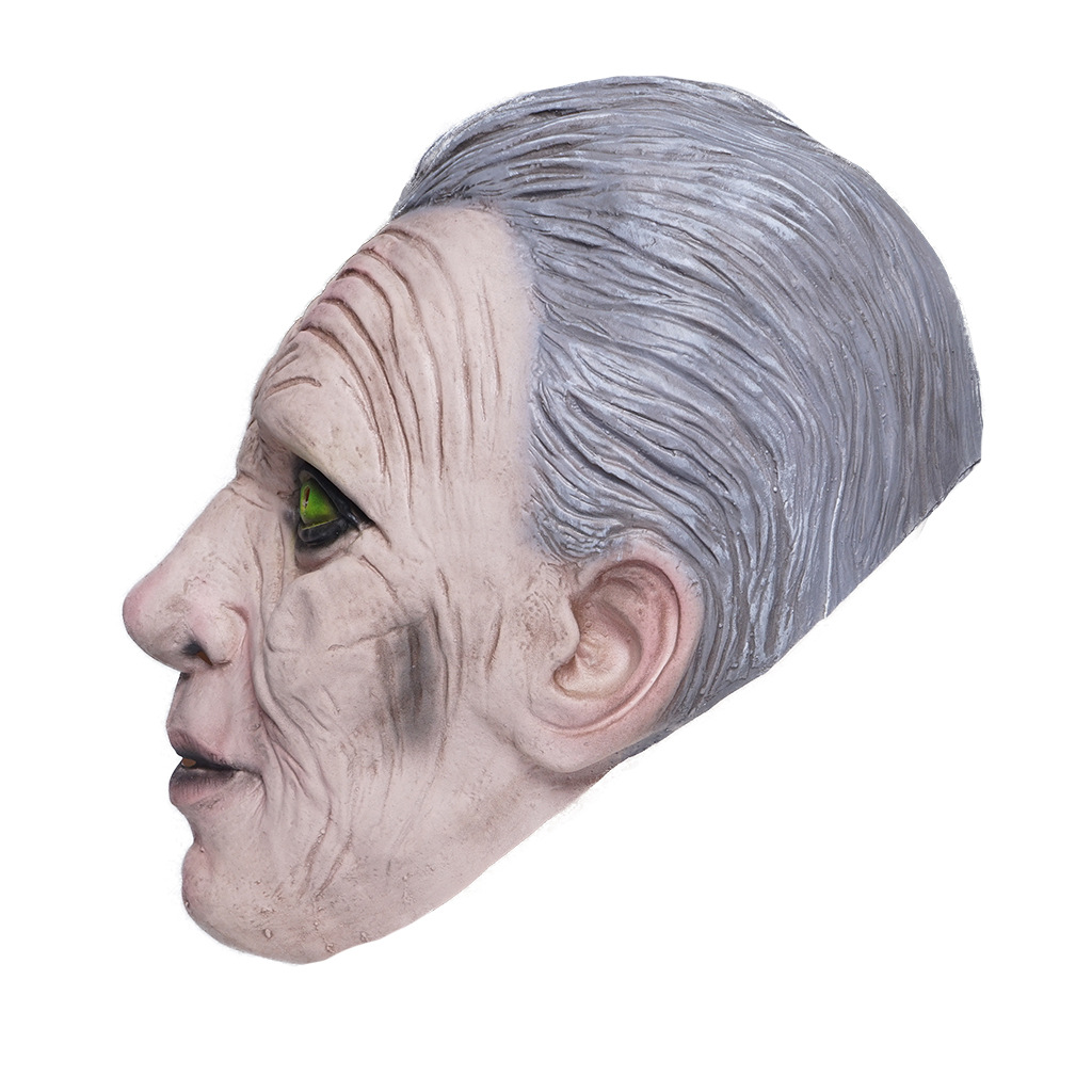 Fabricante en stock regalo de Halloween carnaval fiesta Divertida máscara verde ojo mágico asistente máscara de látex