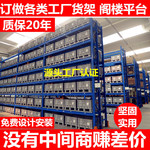 定制工业重型加厚货架大型物流托盘式仓库房货架高位重型仓储货架