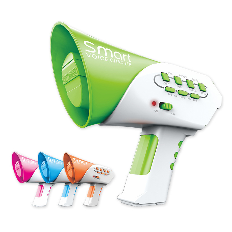 Cross-border hot sale children's intelligent voice changer multi-channel voice changer creative funny handheld microphone