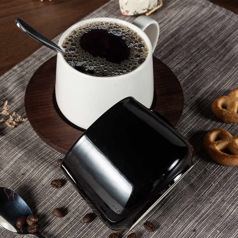 Tazas de cerámica originales tazas de café creativas tazas de agua con tazas de nuez grabadas logotipo