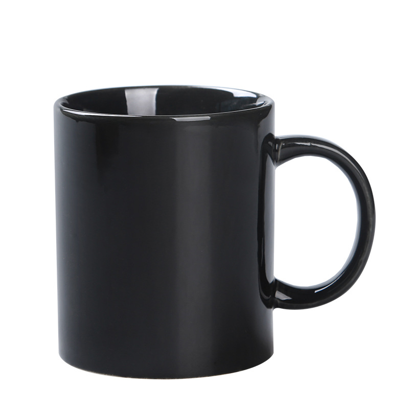 Taza de marca clásica Taza de cerámica Taza de café Taza de impresión de agua LOGO grabado