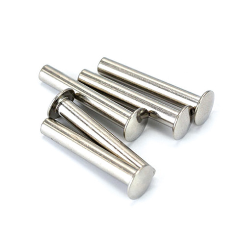 304 stainless steel flat round head semi-hollow rivet M1.5-M8 large flat head rivet hollow rivet GB873