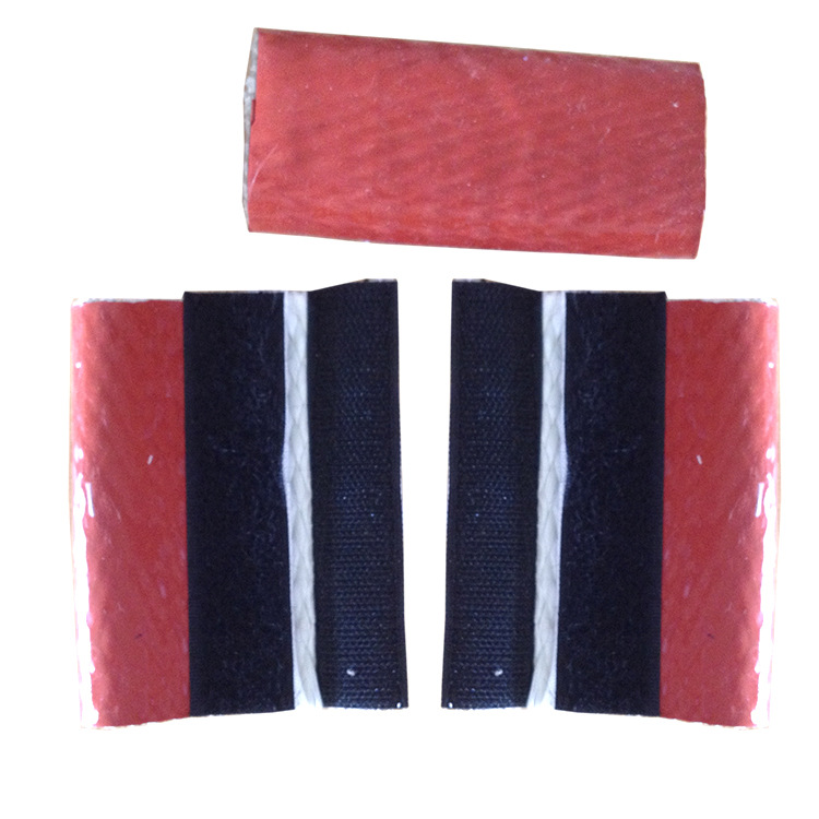 厂家供应直径30mm可拆卸式防火管魔术贴搭扣式耐高温保护套纤维管