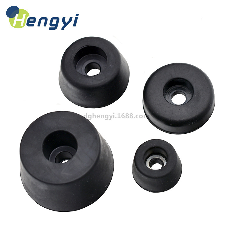 Factory Direct Sales Environmentally Friendly Rubber Shock-Absorbing Pad Instrument Speaker Screw Hole Machine Foot Pad Anti-Slip Pad with Gasket