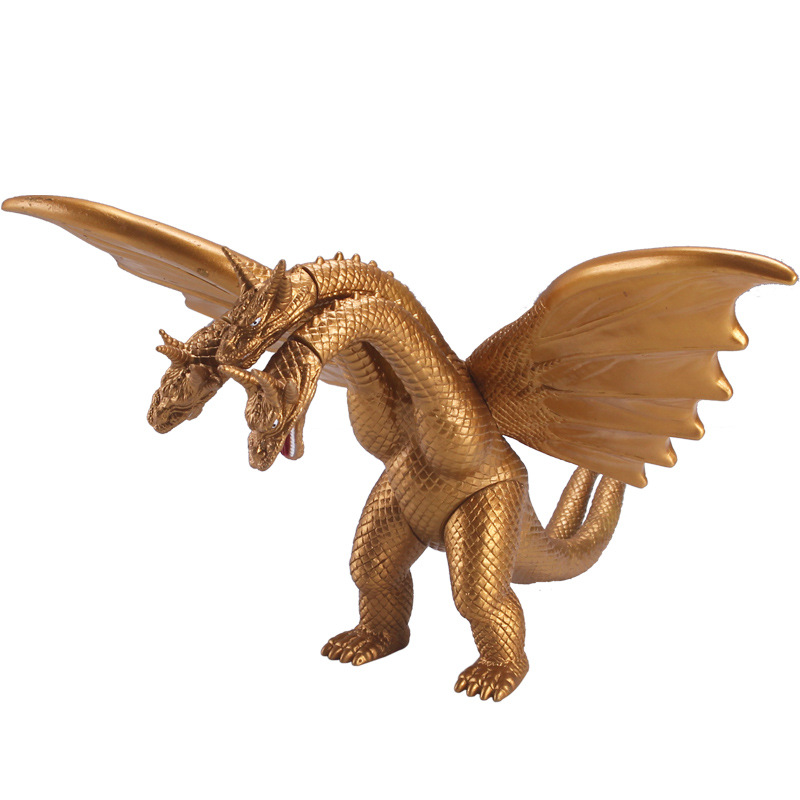 Modelo de juguete de goma suave del dinosaurio del monstruo del dinosaurio de GODZILLA extremidades movibles regalo del juguete de la muñeca del vinilo
