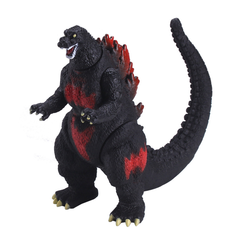 Modelo de juguete de goma suave del dinosaurio del monstruo del dinosaurio de GODZILLA extremidades movibles regalo del juguete de la muñeca del vinilo