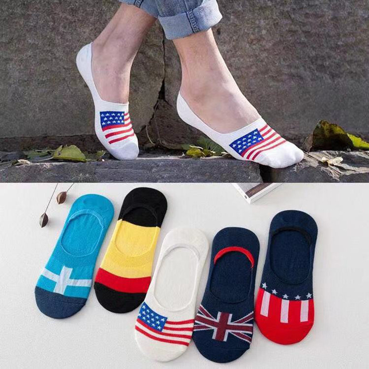 Socks men's boat Socks men's invisible socks men's low-cut thin summer cotton socks Four Seasons socks fashion factory wholesale