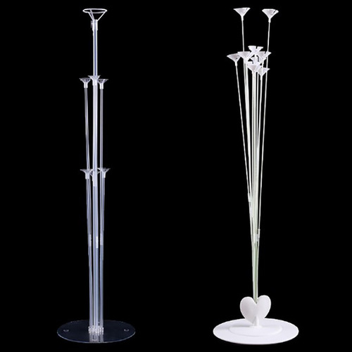 Balloon table floating display stand National Day wedding birthday party decoration transparent floating column base support rod bracket