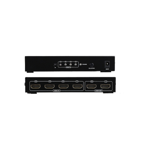 Mstar Multi-Stream HDMI 2-in-4-out Switch/Distributor with 3D Support and Remote Control, MT-HD2-4