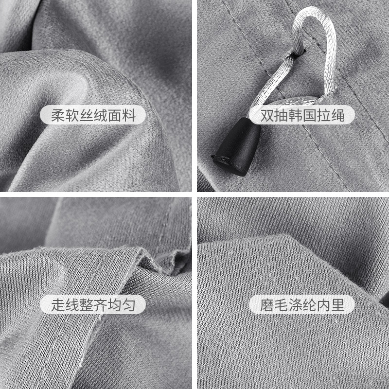 Bolsa de terciopelo de alta gama bolsa de cordón con cordón de joyería bolsa de la suerte bolsa de almacenamiento de perfume cosmético bolsa pequeña a prueba de polvo de terciopelo