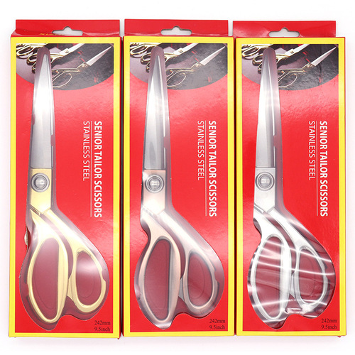Manufacturer wholesale zinc alloy tailor scissors, garment tailor scissors, stainless steel garment sewing scissors