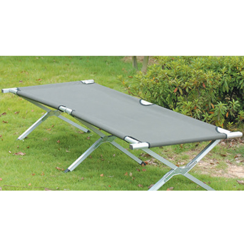 Suministro directo de fábrica de metal firmware cama de campamento montañismo camping cama de descanso simple cama plegable al aire libre
