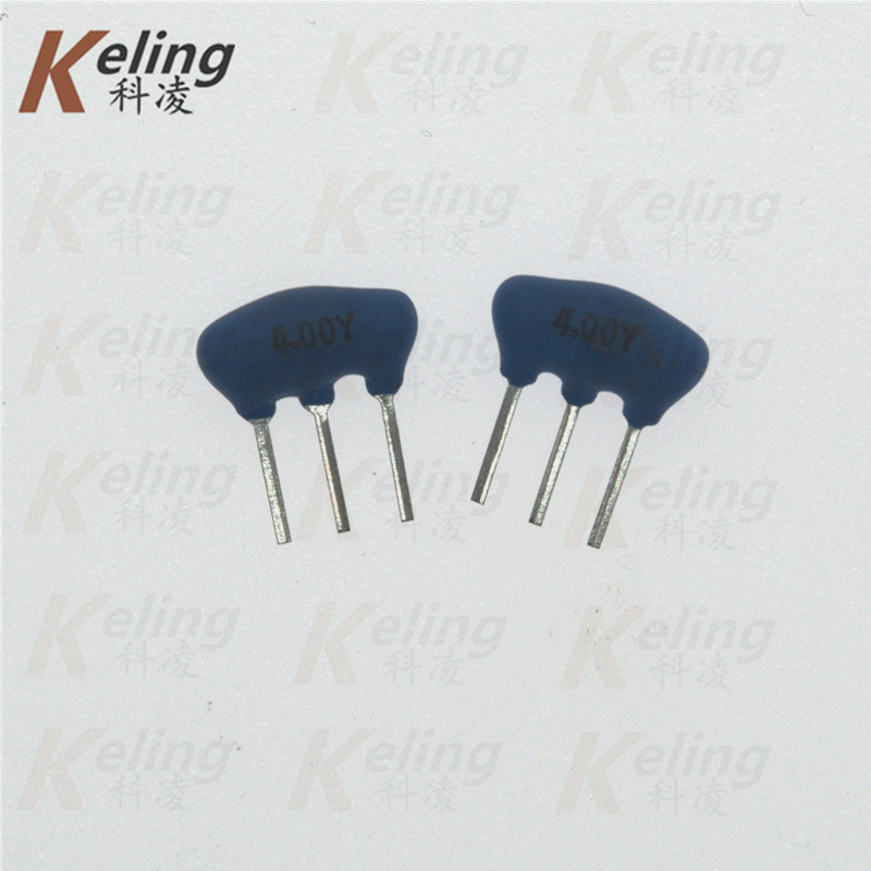 直插陶瓷晶振 3脚谐振器 4.000M 4M 4MHZ 陶瓷滤波器 陶瓷晶振