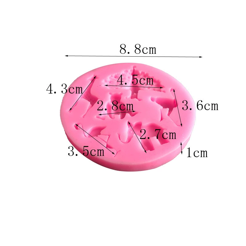 Silicone mold, fondant, handmade, peacock