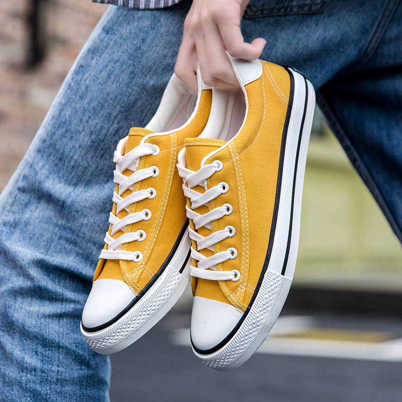 Парусиновая обувь, мужская Осенняя Новая повседневная обувь для студентов в Корейском стиле, мужская обувь для досок, Тканевая обувь в стиле Харадзюку, мужская обувь