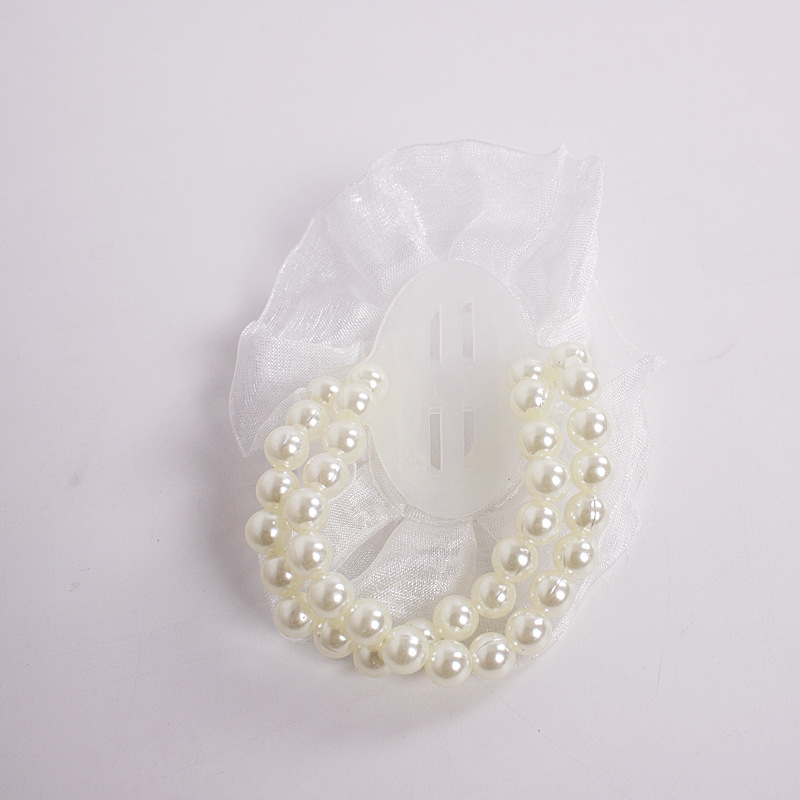Fábrica de muñeca de boda de cabello recto flores de muñeca de perlas coreanas flores festivas suministros de boda al por mayor image 6