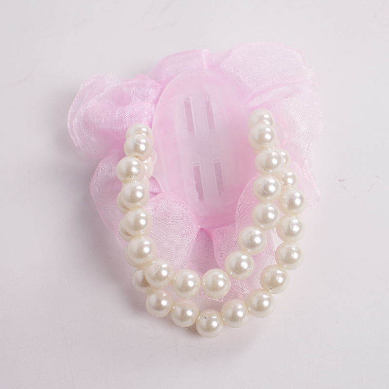 Fábrica de muñeca de boda de cabello recto flores de muñeca de perlas coreanas flores festivas suministros de boda al por mayor image 7