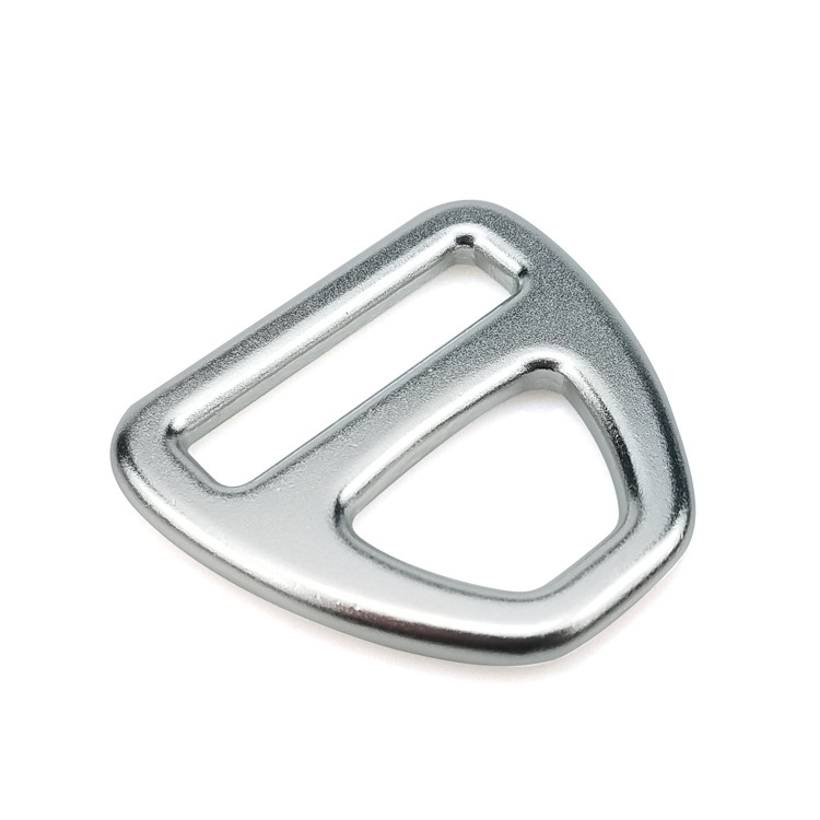 En stock suministro 6061 aleación de aluminio PET pecho y accesorios de espalda hebilla en forma de A al aire libre montañismo mochila metal triángulo hebilla image 6