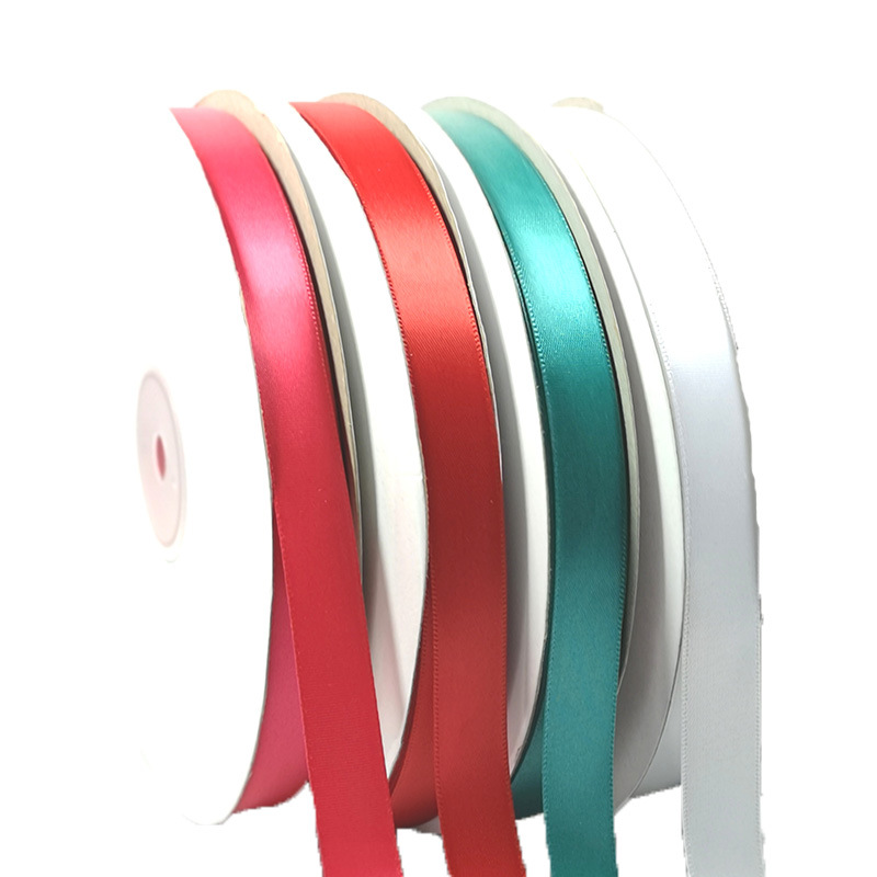 Cinta de poliéster de una sola cara cinta de embalaje de bricolaje Cinta de regalo caja de dulces ramo boda cinta festiva atado mesa y silla cinta