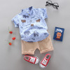 Summer clothing, cartoon cute set, children's summer shirt, 0-1-3 years, children's clothing