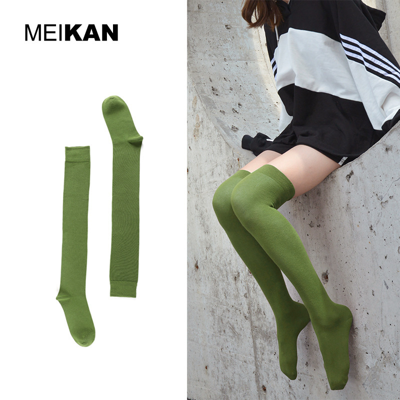MEIKAN beauty look over knee socks high socks autumn women long cotton socks stockings medium stockings MEIKAN beauty look over knee socks high socks autumn women long cotton socks stockings medium stockings