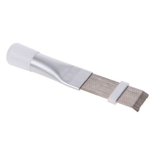 Stainless steel metal air conditioning fin comb condenser cleaning brush radiator cleaning dust removal tool brush wholesale