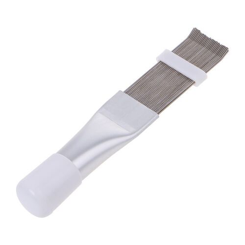 Stainless steel metal air conditioning fin comb condenser cleaning brush radiator cleaning dust removal tool brush wholesale