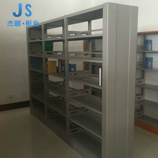 批发钢制书架 图书馆双柱书架 文件管理书架 阅览室书架-阿里巴巴