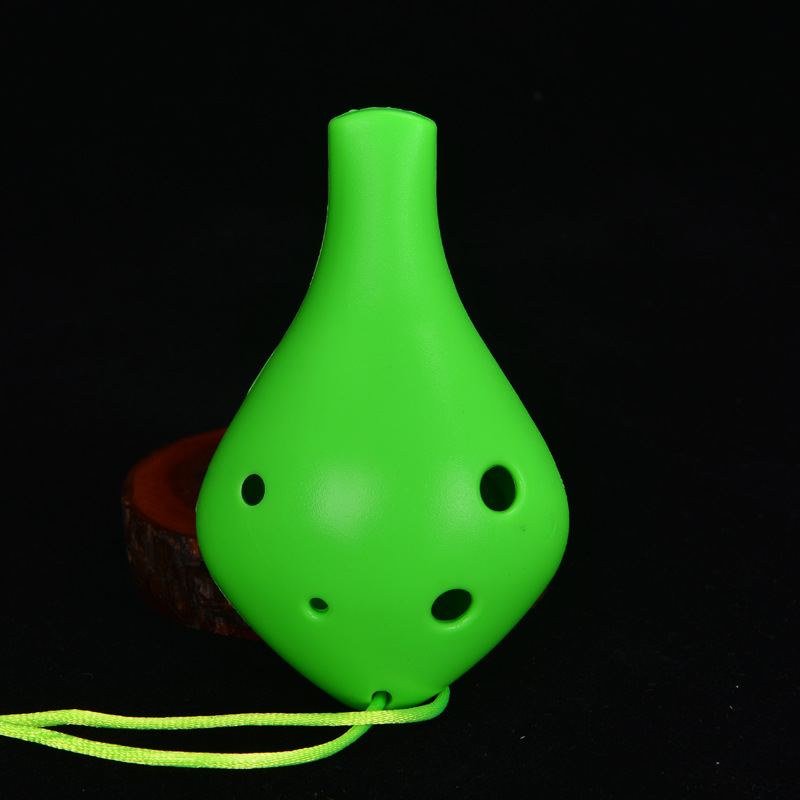 Seis agujeros Ocarina Alto agudos de plástico AC entrada de estudiantes Ocarina 6 hoyos Alto AC tuning Ocarina fábrica al por mayor