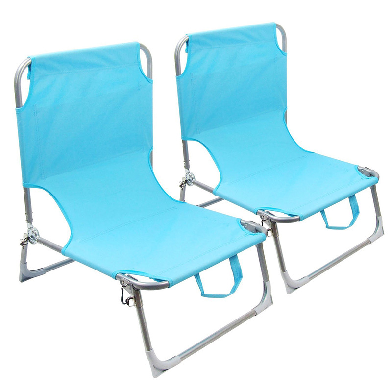 ¡Guau! Nuevo modelo de silla de playa de color sólido para exteriores, silla plegable multifuncional y ligera, silla de pesca portátil al por mayor.