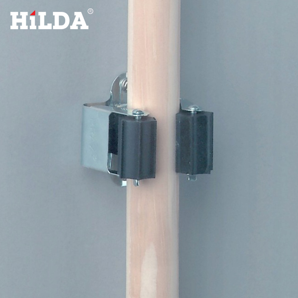 Fábrica directa Hilda nueva herramienta clip fregona clip escoba clip baño cocina Rack en stock al por mayor