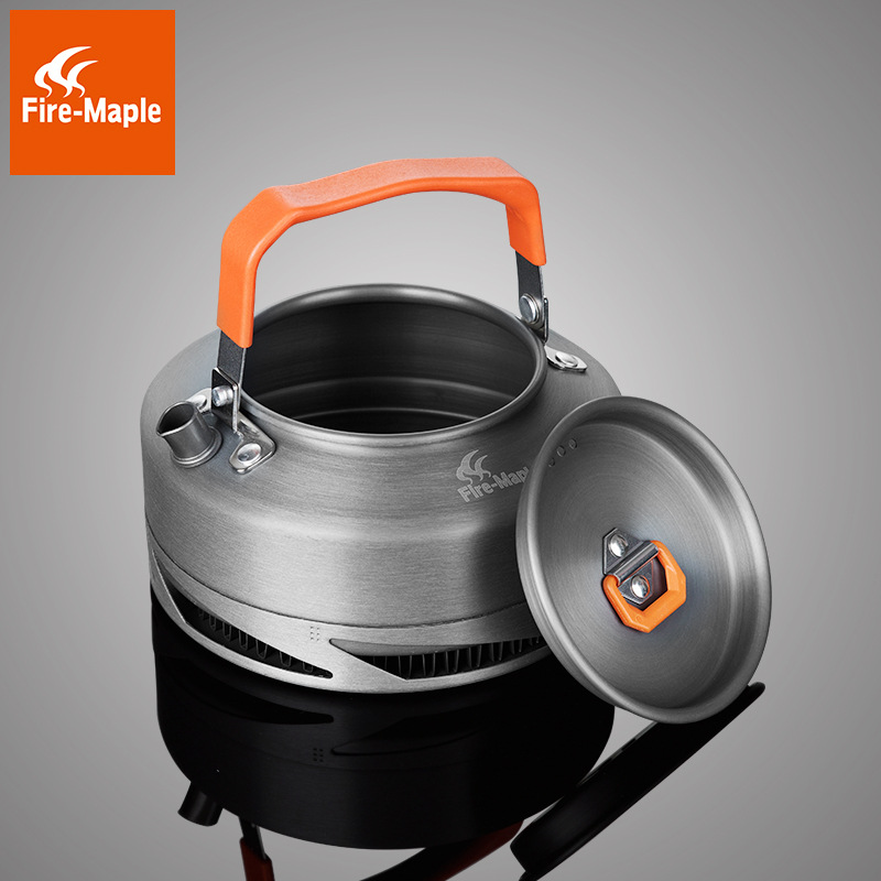 Fire Maple XT1 set kettle 0.8 L outdoor camping picnic heat collecting ring High heat effect Kettle Coffee Pot teapot