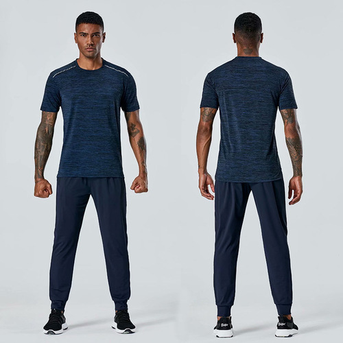 Amazon 2024 Spring and Autumn Men's Quick-Drying Sports Pants Running Fitness Training Long Pants Leg-Gathering Relaxed Ankle Pants