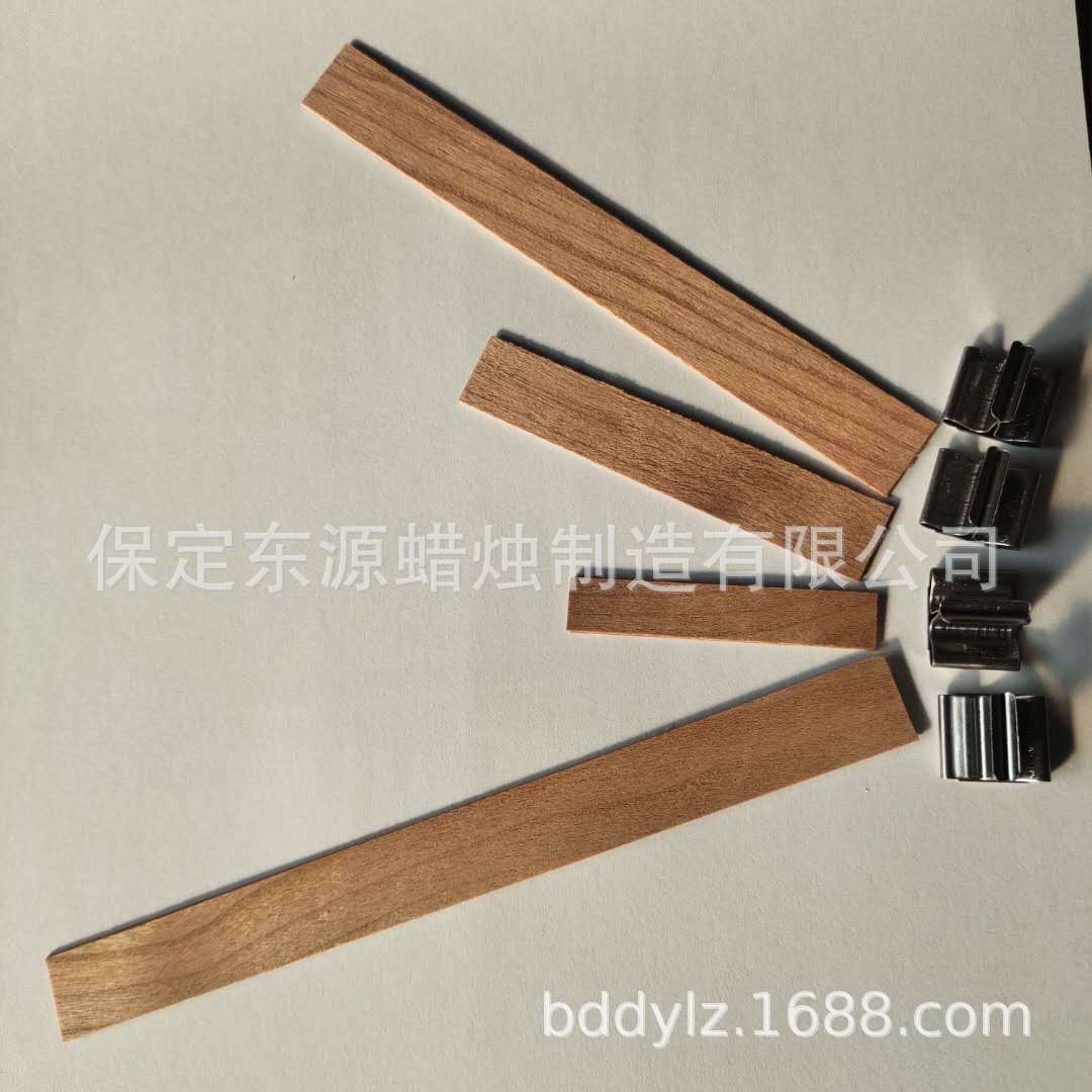 Chihua 0,5mm sola pieza madera vela núcleo DIYwoodwick frijol cera planta Palma cera madera núcleo Fuente de la fábrica