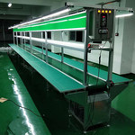 东莞防静电流水线铝合金组装生产线皮带输送装配生产操作台流水线