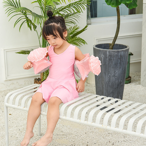 Philba Children Pineapple Watermelon Fruit Arm Ring Inflatable Doll Cartoon Water Sleeve Life Jacket Swim Ring