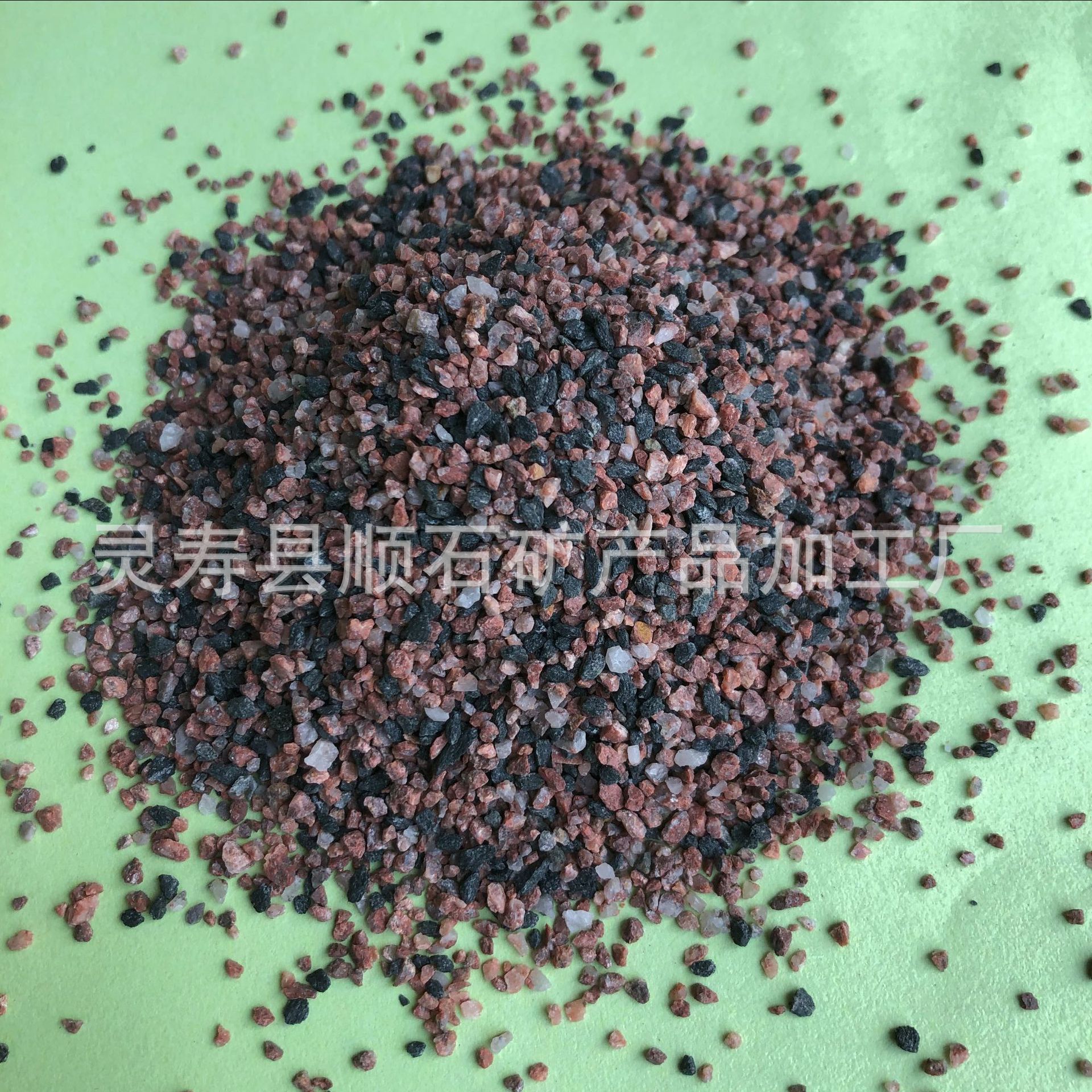 雨林沙厂家现货供应鱼缸底砂热带 雨林沙 鼠沙 圆粒沙 红雨林砂