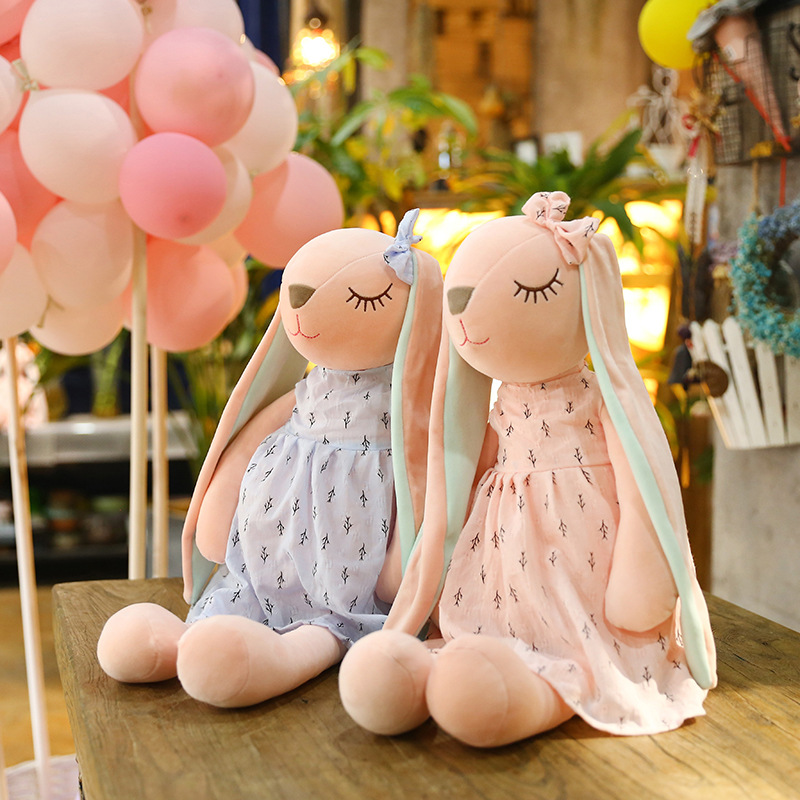 安安兔复活节玩具小兔子公仔毛绒玩具批发安抚娃娃代发礼物玩偶