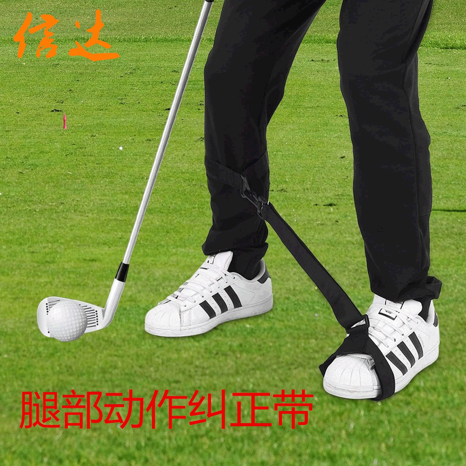 Golf clubs, correction bondage, practice for training, clips included