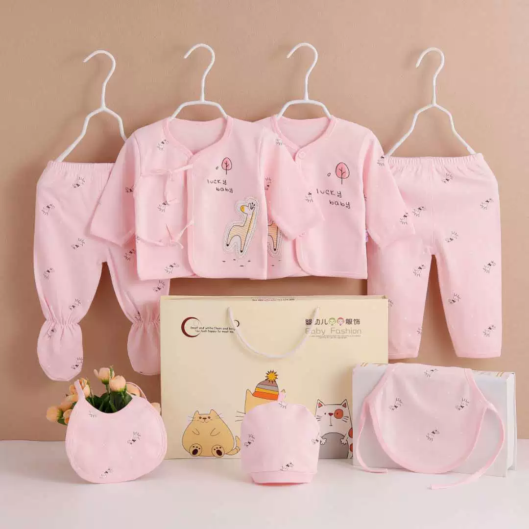 Plastic children's set for new born, sweater, combed cotton