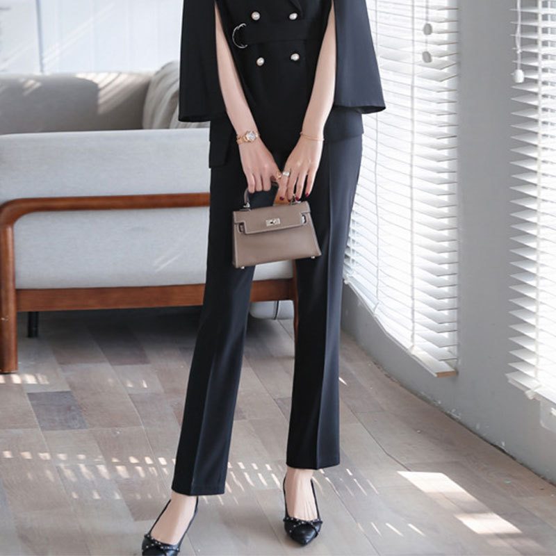 Traje de primavera, otoño e invierno, traje de mujer, moda de oficina, temperamento, ropa de trabajo, actividad, anfitrión, vestido de noche