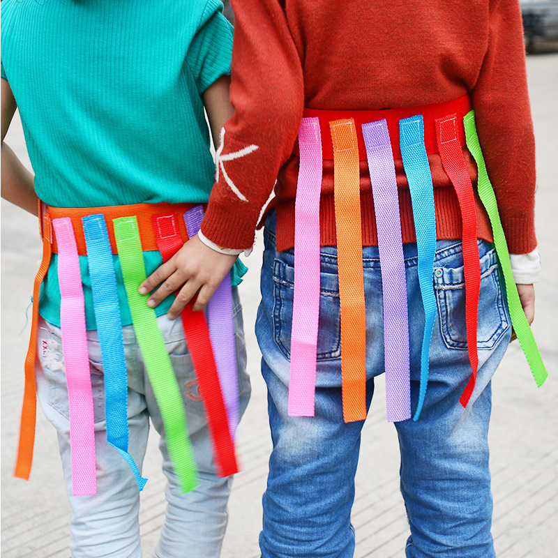 Kindergarten Belt Tail-pulling Toy Children Tail-pulling Parent-child Activities Outdoor Games Feel System Training Equipment