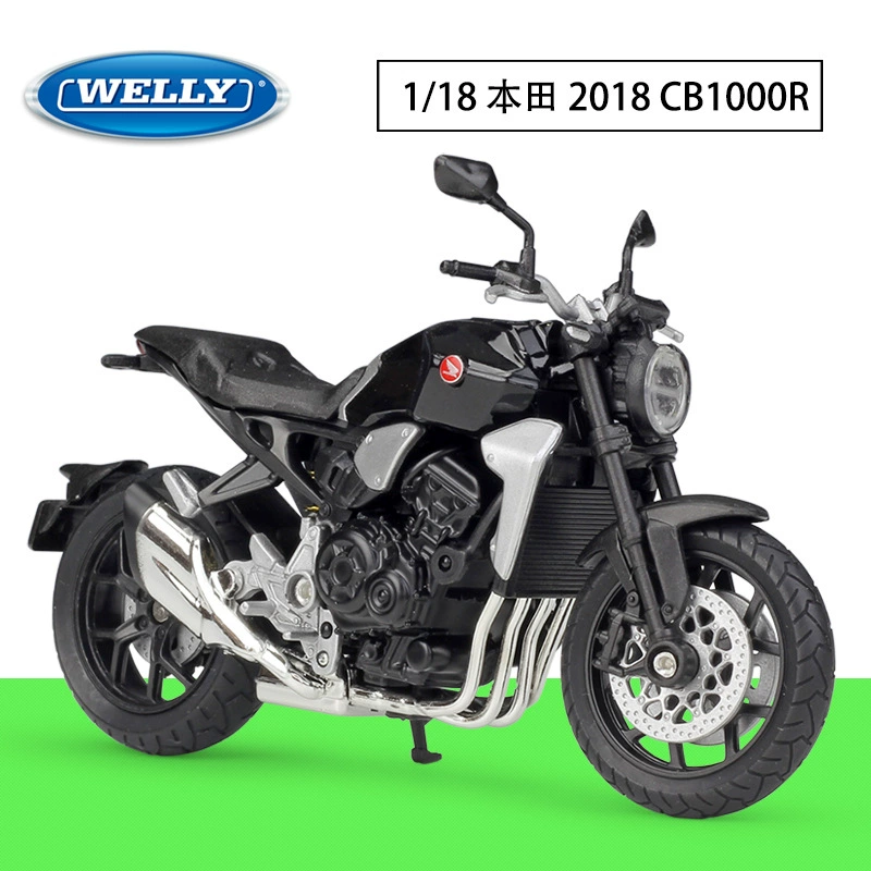 WELLY Honda, реалистичная металлическая тяжелая модель автомобиля, масштаб 1:18, 2018