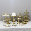 Golden dessert jewelry, props, set, European style, 14 pieces